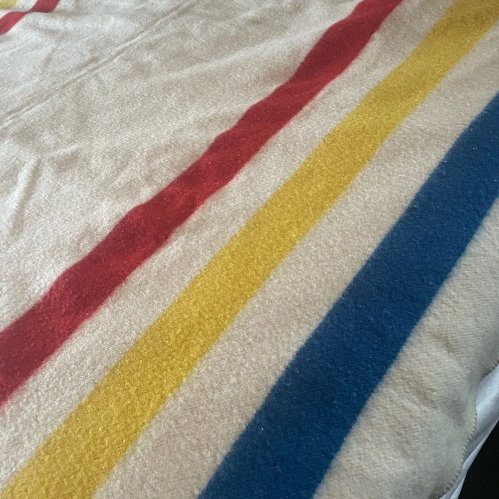 Vintage Orrlaskan Wool or Hudson Bay‎ 100% Wool 72”x84” Blanket